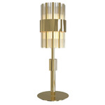 Halma Table Lamp - Gold / Crystal