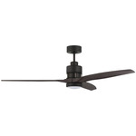Sonnet WiFi Ceiling Fan with Light - Flat Black / Greywood