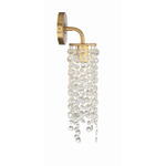 Gabrielle Wall Sconce - Antique Gold / Clear