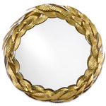 Apollo Mirror - Contemporary Gold Leaf / Gold