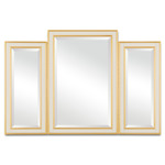 Arden Vanity Mirror - Satin Brass / Ivory