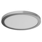 Avro Ceiling Flush Light - Chrome / White