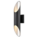 Brecon Outdoor Wall Sconce - Black