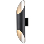 Brecon Outdoor Wall Sconce - Black