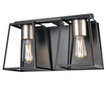 Cape Breton Bathroom Vanity Light - Ebony / Ebony