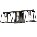 Cape Breton Bathroom Vanity Light - Ebony / Ebony