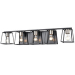 Cape Breton Bathroom Vanity Light - Ebony / Ebony