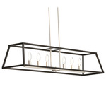 Laurentian Linear Pendant - Graphite / Satin Nickel