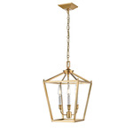 Lundys Lane Pendant - Brass