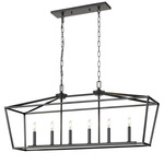 Lundys Lane Linear Pendant - Graphite