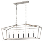 Lundys Lane Linear Pendant - Satin Nickel