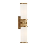 Harper Bathroom Vanity Light - Aged Brass / Opal