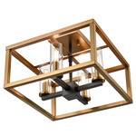 Sambre Ceiling Light - Brass / Brass