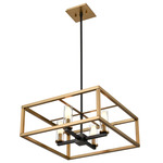 Sambre Pendant - Graphite / Brass