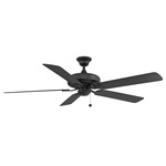 Edgewood Ceiling Fan - Black / Black