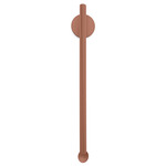 Flauta Spiga Wall Sconce - Copper / Transparent