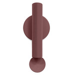Flauta Spiga Wall Sconce - Ruby Red / Transparent