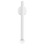 Flauta Spiga Wall Sconce - White / Transparent