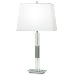 Moreno Table Lamp - Chrome / Off White