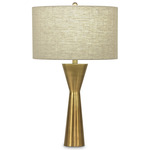 Essex Table Lamp - Brass / Beige