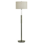 Atlantic Floor Lamp - Bronze / Beige