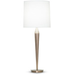 Chloe Table Lamp - Antique Brass / Off White