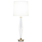 Francis Table Lamp - Crystal / Off White