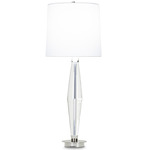 Julius Table Lamp - Crystal / Off White