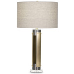 Kipling Table Lamp - Antique Brass / Beige