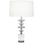 Blume Table Lamp - Crystal / Off White