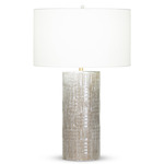 Moraine Table Lamp - Brown / Off White
