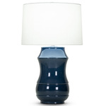 Peterson Table Lamp - Blue / Off White