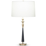Morrison Table Lamp - Antique Brass / Off White