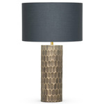 Ireland Table Lamp - Brass / Charcoal