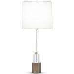 Rhodes Table Lamp - Crystal / Off White
