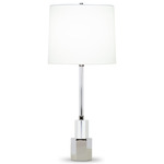 Breton Table Lamp - Crystal / Off White