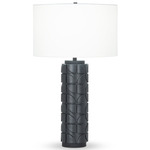 Mimi Table Lamp - Matte Black / Off White