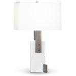 Fran Table Lamp - White / Off White