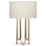 Deanna Table Lamp - Antique Brass / Beige