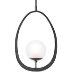 Corfu Pendant - Black / Frost