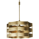 Corsica Chandelier - Antique Brass / Antique Brass