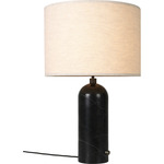 Gravity Table Lamp - Black Marble / Canvas
