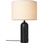 Gravity Table Lamp - Blackened Steel / Canvas