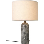 Gravity Table Lamp - Grey Marble / Canvas