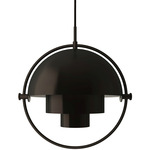 Multi-Lite Small Pendant - All Black Brass