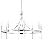 Gates Chandelier - Polished Nickel