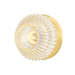 Barclay Wall Sconce - Aged Brass / Clear