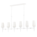 Torch Island Light - White Plaster / White