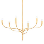 Labra Chandelier - Vintage Gold Leaf