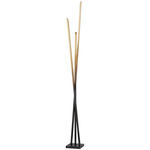 Gansevoort Floor Lamp - Gradient Brass / Clear